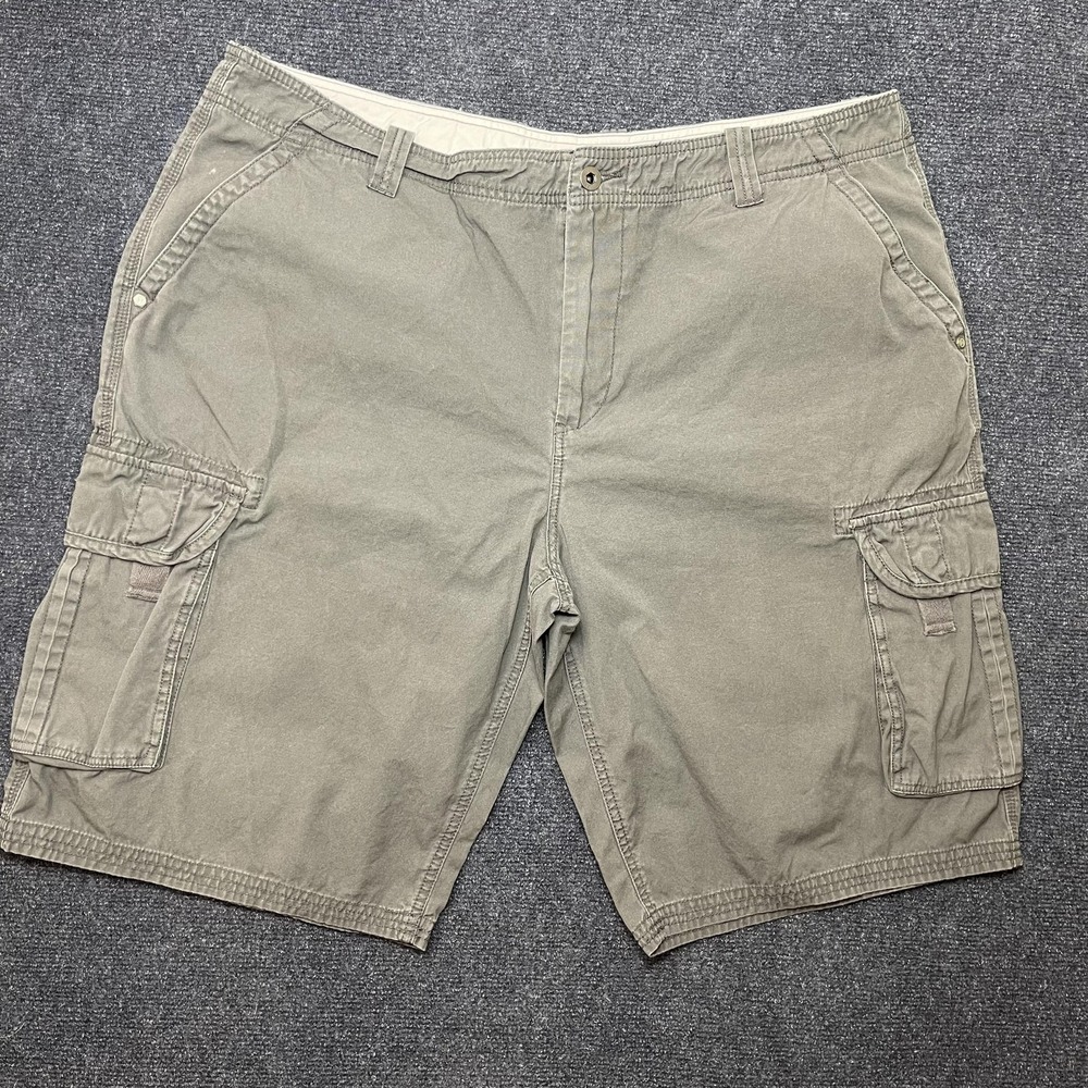 Harley-Davidson Cargo Shorts Mens 40 Gray Cotton Utility Pockets Biker